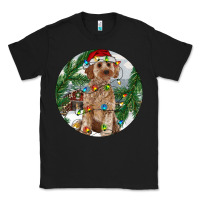 Black Cockapoo Christmas Classic Tee - RanaPortraitStore
