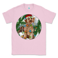 Bubblegum Pink Cockapoo Christmas Classic Tee - RanaPortraitStore