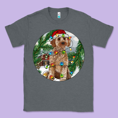 Cockapoo Christmas Classic Tee Designed By Ranaportraitstore
