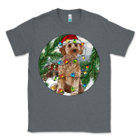 Charcoal Heather Cockapoo Christmas Classic Tee - RanaPortraitStore