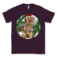 Plum Cockapoo Christmas Classic Tee - RanaPortraitStore