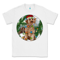 White Cockapoo Christmas Classic Tee - RanaPortraitStore