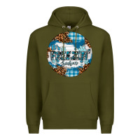 Army Green It's Freezin' Season Premium Hoodie - RanaPortraitStore