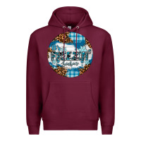 Burgundy It's Freezin' Season Premium Hoodie - RanaPortraitStore
