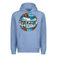 Colony Blue It's Freezin' Season Premium Hoodie - RanaPortraitStore