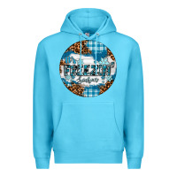 Ocean Blue It's Freezin' Season Premium Hoodie - RanaPortraitStore