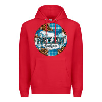 Red It's Freezin' Season Premium Hoodie - RanaPortraitStore