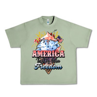 Oil Green America ice cream Urban Heavy Tee - HowdyJamesFarm