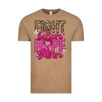Vintage Coffee Fight believe hope survive Cancer Awareness Vintage Tee - HowdyJamesFarm