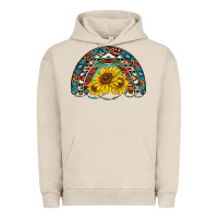 Pigment French Oak western sunflowers aztec leopard serape  rainbows Urban Hoodie - AdoDesignShop