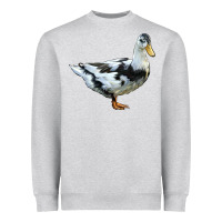 Heather Grey Ancona Duck Heavyweight Sweatshirt - LillyAllenDesigns