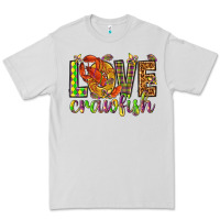 Dove Grey Mardi Gras love crawfish Premium Tee - NancyCooperArtShop