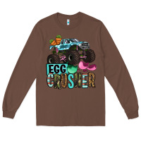 Chestnut Easter Day Monster truck Easter egg crusher Long Sleeve Tee - OliviaCreatesArt