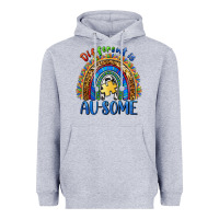Heather Grey different is ausome Heavyweight Hoodie - BarkalooDesign