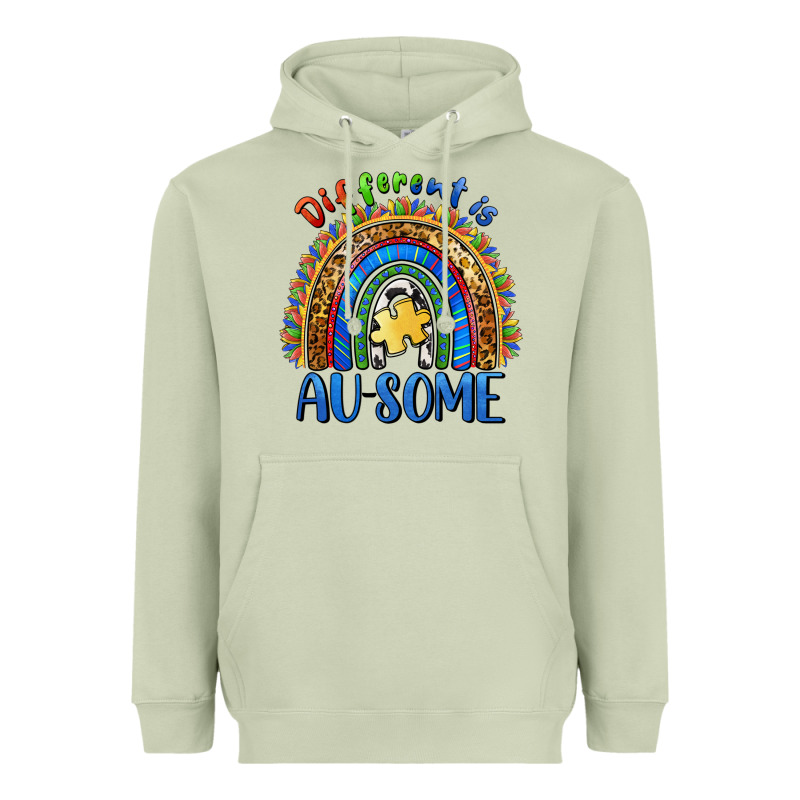 Different Is Ausome Heavyweight Hoodie by BarkalooDesign | Teevron