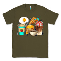 Army Green Breakfast Coffee Cups Classic Tee - Artiststas