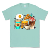 Seafoam Breakfast Coffee Cups Classic Tee - Artiststas