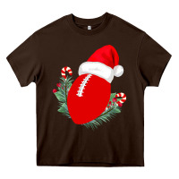 Chocolate Brown Christmas Football Heavy Core Tee - Bettercallsaul