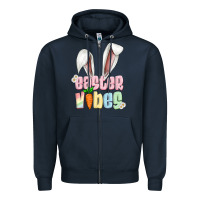 Navy easter vibes Zipper Hoodie - Artiststas