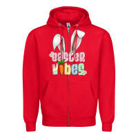 Red easter vibes Zipper Hoodie - Artiststas