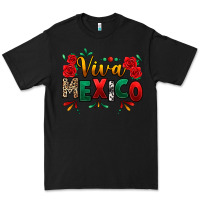 Black Viva Mexico Cinco De Mayo Premium Tee - texasbilliewilder