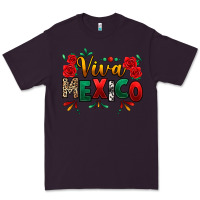 Plum Viva Mexico Cinco De Mayo Premium Tee - texasbilliewilder