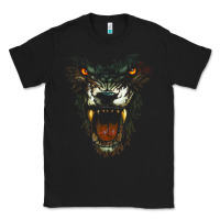 Black Werewolf Face Lycan Gothic Horror Occult Scary Halloween Classic Tee - longCreatives