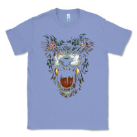 Colony Blue Werewolf Face Lycan Gothic Horror Occult Scary Halloween Classic Tee - longCreatives