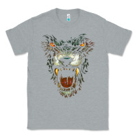 Heather Grey Werewolf Face Lycan Gothic Horror Occult Scary Halloween Classic Tee - longCreatives