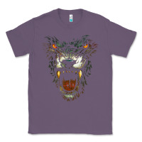 Lavender Werewolf Face Lycan Gothic Horror Occult Scary Halloween Classic Tee - longCreatives