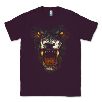 Plum Werewolf Face Lycan Gothic Horror Occult Scary Halloween Classic Tee - longCreatives