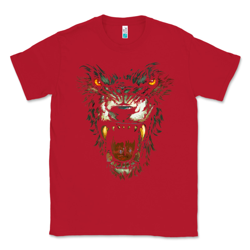 Werewolf Face Lycan Gothic Horror Occult Scary Halloween Classic Tee by longCreatives | Teevron