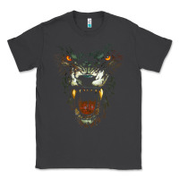 Smoke Werewolf Face Lycan Gothic Horror Occult Scary Halloween Classic Tee - longCreatives