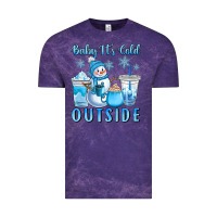 Cloud Purple baby it's cold outside Vintage Tee - CowGirlArtShop