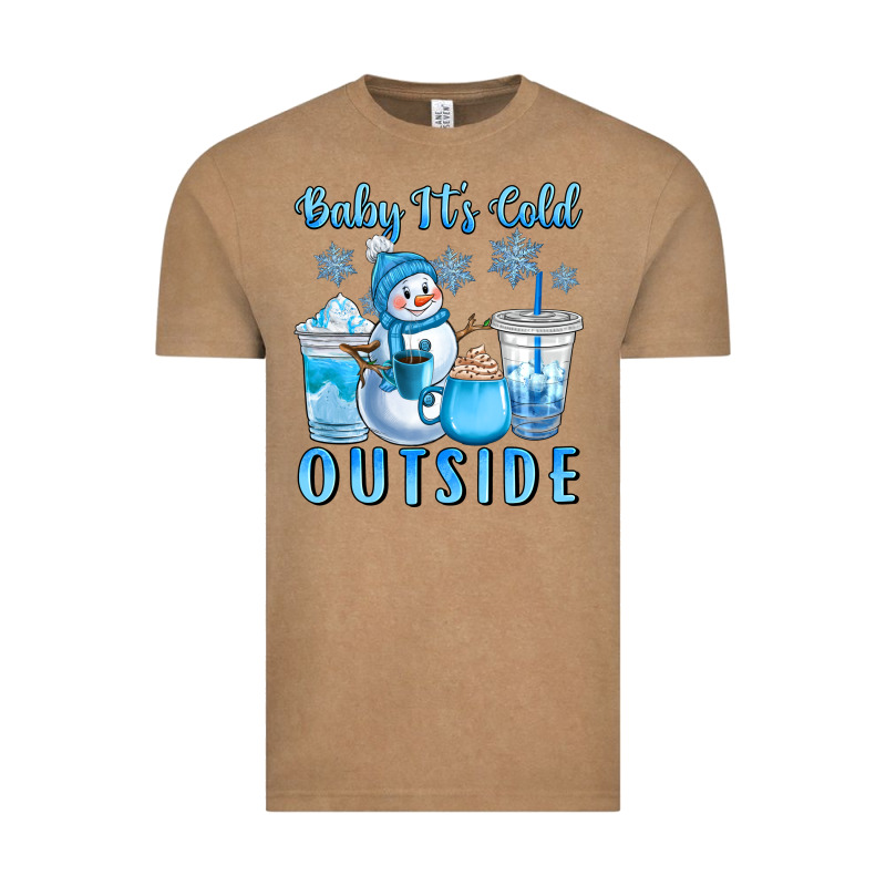 Baby It's Cold Outside Vintage Tee by CowGirlArtShop | Teevron