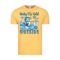 Vintage Mustard baby it's cold outside Vintage Tee - CowGirlArtShop
