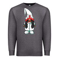 Charcoal Heather african american nurse gnome Premium Sweatshirt - BarkalooDesign
