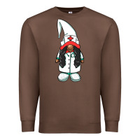 Chestnut african american nurse gnome Premium Sweatshirt - BarkalooDesign