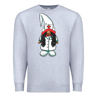 Heather Grey african american nurse gnome Premium Sweatshirt - BarkalooDesign