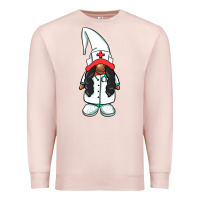 Pale Pink african american nurse gnome Premium Sweatshirt - BarkalooDesign