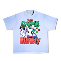 Grape Ice I'm the game Bunny Easter day Urban Heavy Tee - HowdyJamesFarm