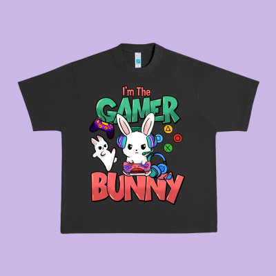 I'm The Game Bunny Easter Day Urban Heavy Tee Designed By Howdyjamesfarm