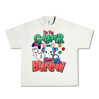 Pistachio I'm the game Bunny Easter day Urban Heavy Tee - HowdyJamesFarm