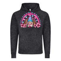 Vintage Black valentine's day rainbow gnome olivia Vintage Hoodie - OliviaCreatesArt