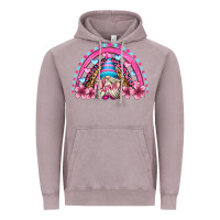 Vintage Zinc valentine's day rainbow gnome olivia Vintage Hoodie - OliviaCreatesArt