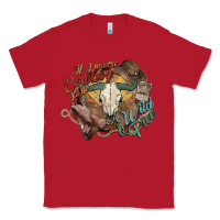 Red Cowboy wild and free western Classic Tee - HowdyJamesFarm
