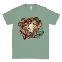 Sage Cowboy wild and free western Classic Tee - HowdyJamesFarm