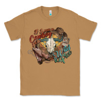 Toasted Coconut Cowboy wild and free western Classic Tee - HowdyJamesFarm