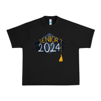 Black senior 2024 graduation Urban Heavy Tee - RanaPortraitStore