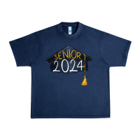 Navy senior 2024 graduation Urban Heavy Tee - RanaPortraitStore